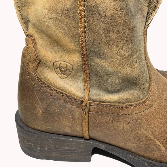 Ariat Men's Brown Work Boots Size 11D - Picture 4 of 12